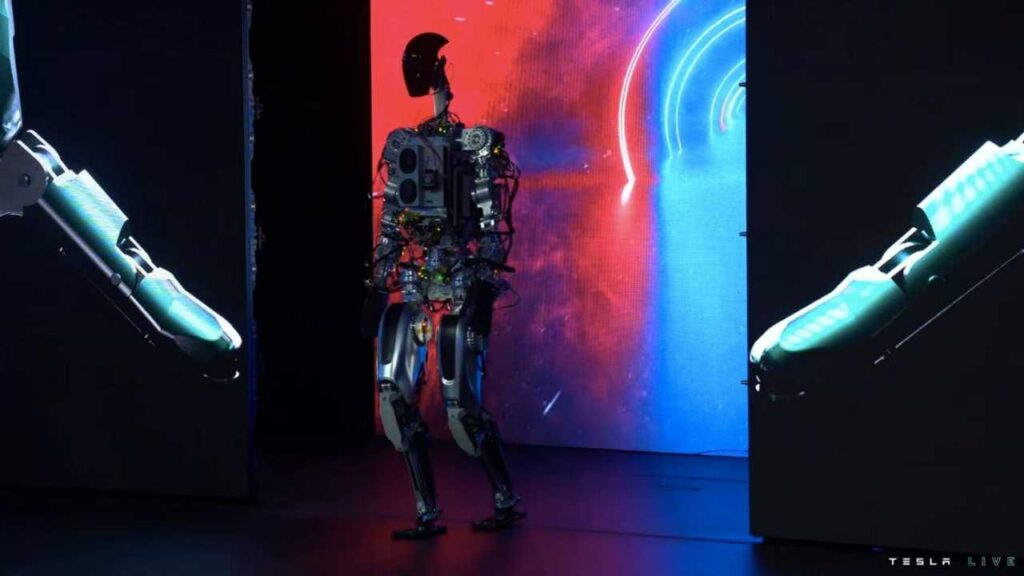 tesla-humanoid-robot-prototype-walks-onto-the-stage-at-ai-day-2022