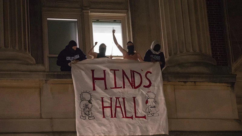 Columbia Chaos: Protesters Commandeer Hamilton Hall in Anti-War Uprising